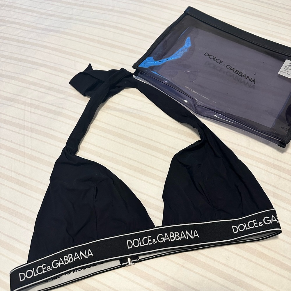 Dolce & GABBANA Logo Tie Swimsuit NWT - Picture 8 of 11
